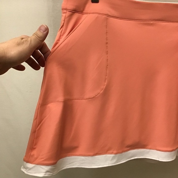 Peter Millar NWT XL Sally Skort Tennis Golf Peach Women’s Stretch Active - Picture 6 of 11